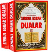 Sırrul Esrar Dualar Şemsül Havas, İsmi Azam, Celcelutiyye, Hızbul Bahr, Hizbun Nasr, Ümmü Sibyan Ve Sekine Duası, Kenzül Arş, Şifa Ayetleri Ve Duaları, Salevatlar, 2 Cilt Toplam 1248 Sayfa