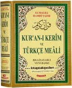 Rahle Boy Kuranı Kerim ve Türkçe Meali Elmalılı Hamdi Yazır,Bilgisayarlı Yeni Baskı, Diyanet Mühürlü, 20x28 cm
