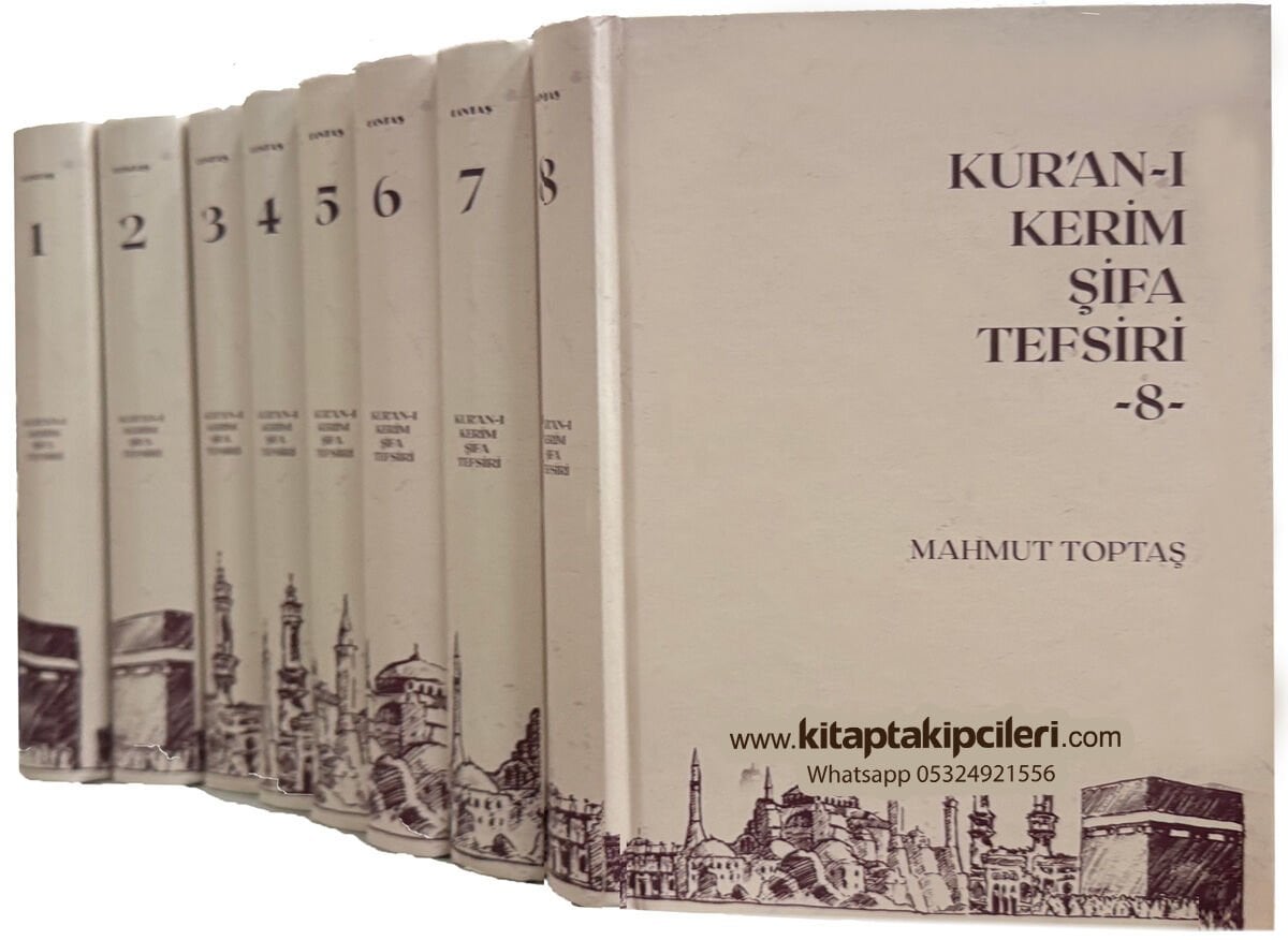 Kuranı Kerim Şifa Tefsiri, Mahmut Toptaş, 8 Cilt Takım