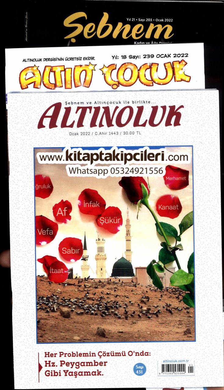 Altınoluk Dergisi Ocak 2022 | Şebnem Kadın Aile | Altın Çocuk | 3 Dergi