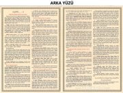 Açıklamalı Feraiz Çizelgesi Miras Tablosu Cetveli 40 Hal, 42x29 cm Kuşe Kağıt Çift Taraflı